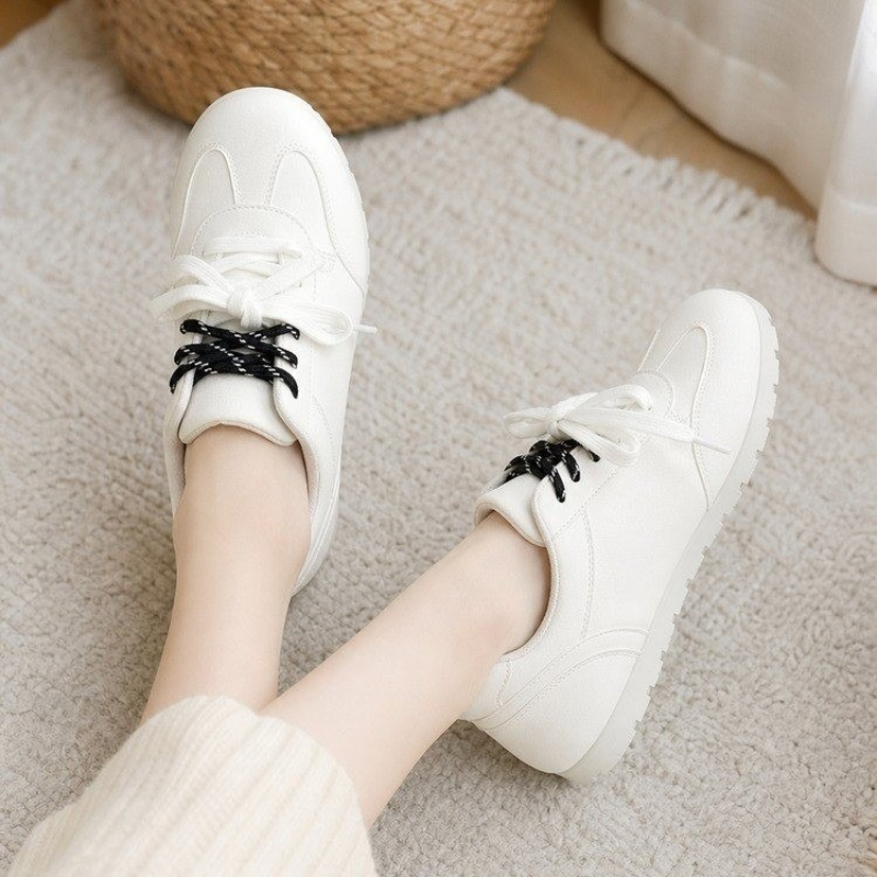 Women'S Shoes Running Sports - รองเท้าผ้าใบวิ่งลำลองไซส์ใหญ่สำหรับผู้หญิง รองเท้ากีฬากลางแจ้งสีขาว แฟชั่น ระบายอากาศได้ดี รองเท้าเทรนเนอร์ออกกำลังกายรุ่นใหม่