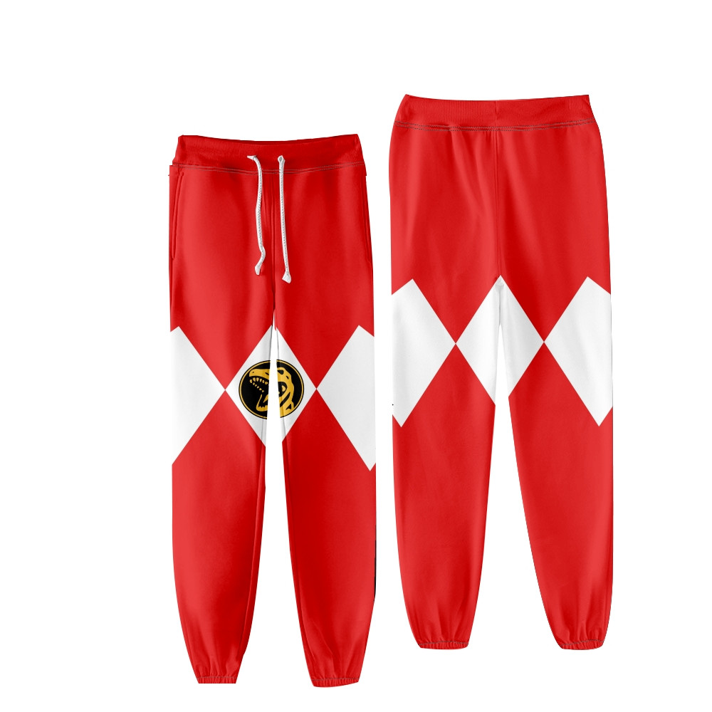 Women Shoes Joggers - กางเกงจ็อกเกอร์ 3 มิติ ลายเกม Mighty Morphin