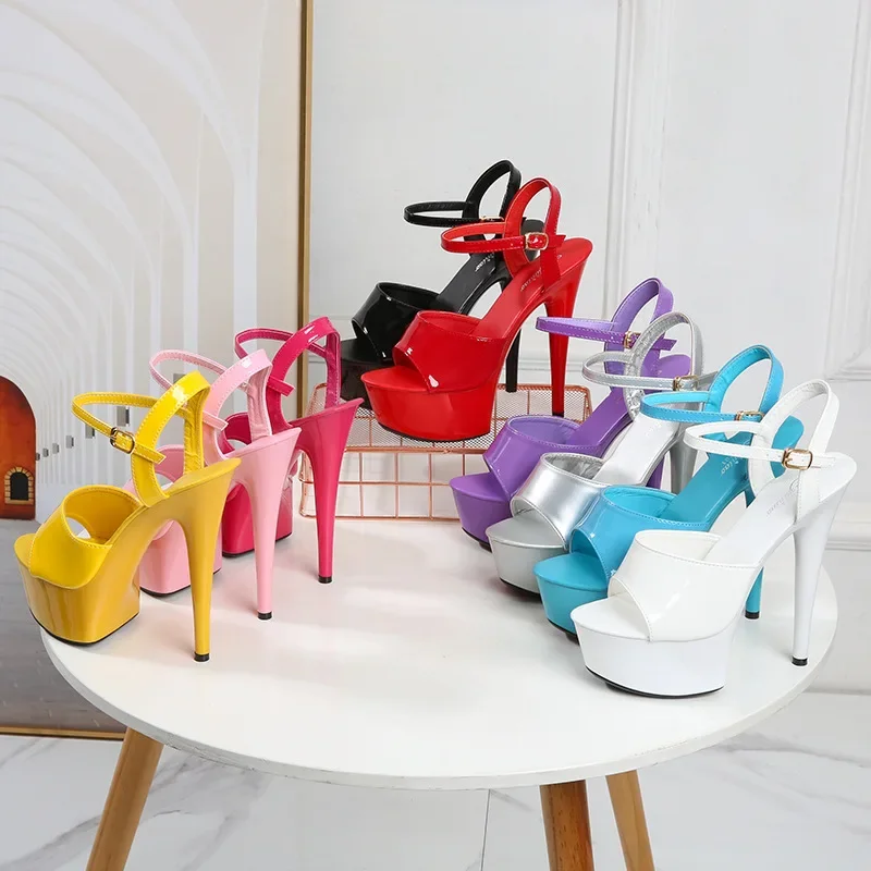 Women Shoes Waterproof - รองเท้าส้นสูงแฟชั่นผู้หญิง Mclubgirl ปี 2025 สูง 15