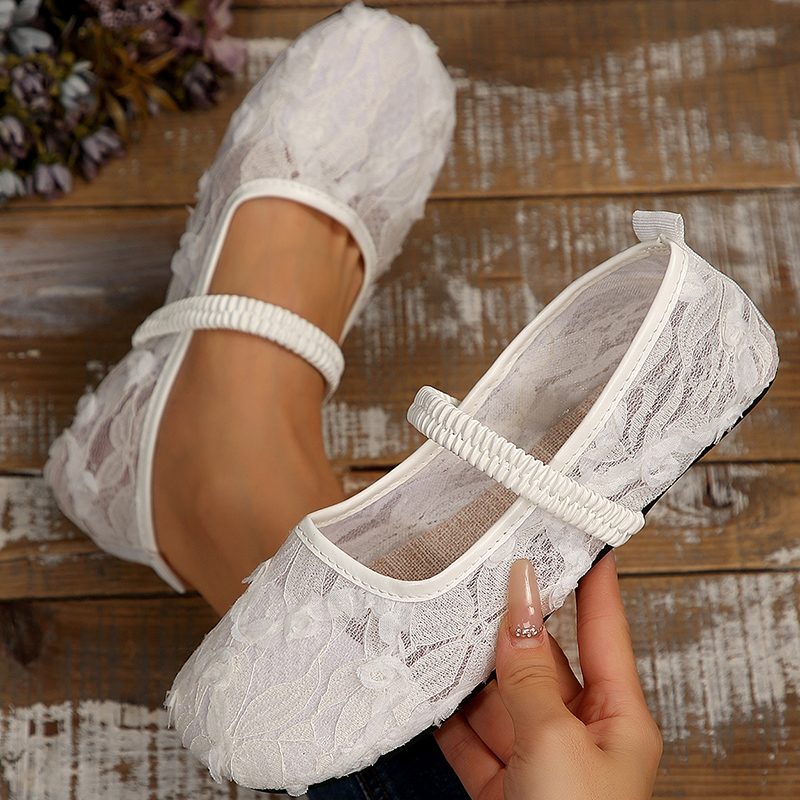Shoes For Women Flats - รองเท้าผู้หญิงรองเท้าตาข่ายระบายอากาศรองเท้าแบนผู้หญิงแมรี่เจนรองเท้าสีขาวรองเท้าซาปาตอส มูเยอร์ สง่างามรองเท้าสบายๆฤดูใบไม้ร่วงรองเท้า