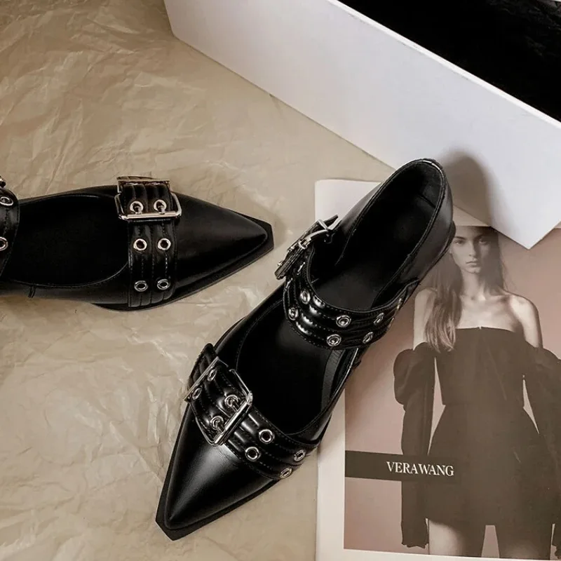 Shoes For Women Flats - รองเท้าผู้หญิง Designer Luxury Low Heel ปั๊มแฟชั่นสุภาพสตรีรองเท้า