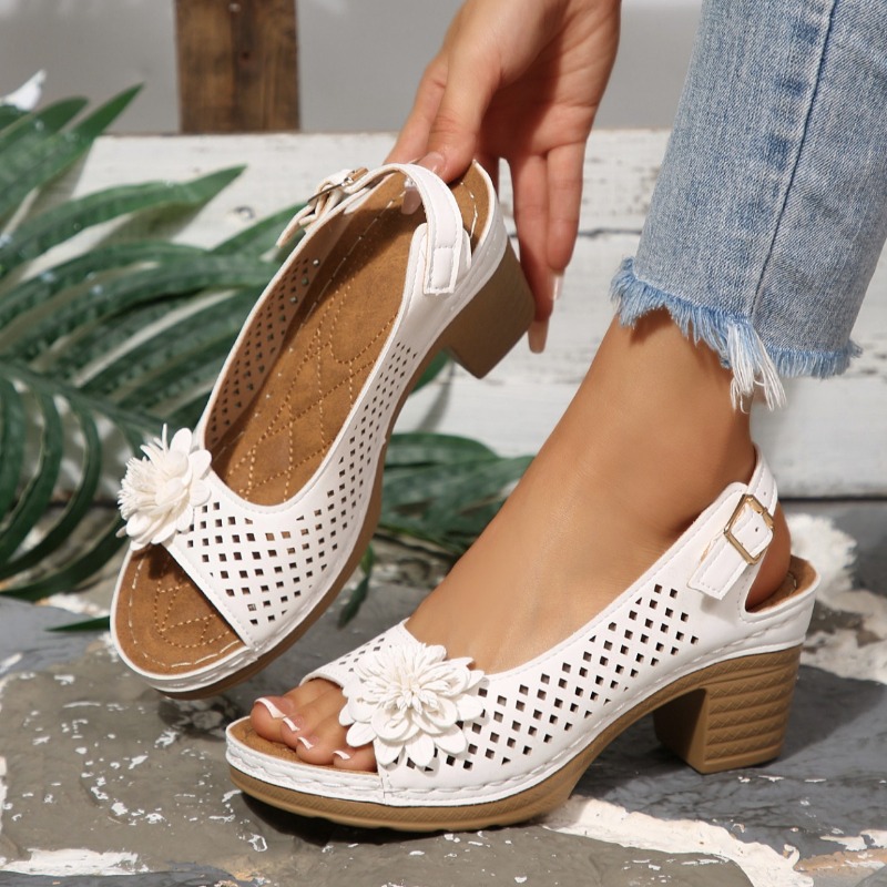 รองเท้าส้นหนาสำหรับผู้หญิง ประ - Women Shoes Model บทวิจารณ์และราคา
