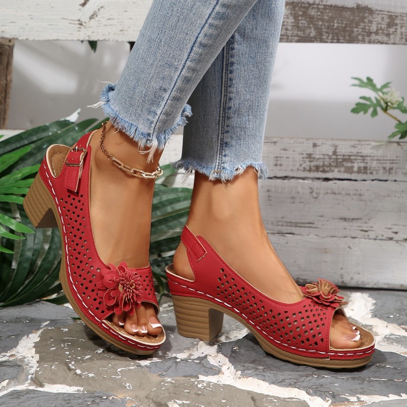 รองเท้าส้นหนาสำหรับผู้หญิง ประ - Women Shoes Model บทวิจารณ์และราคา