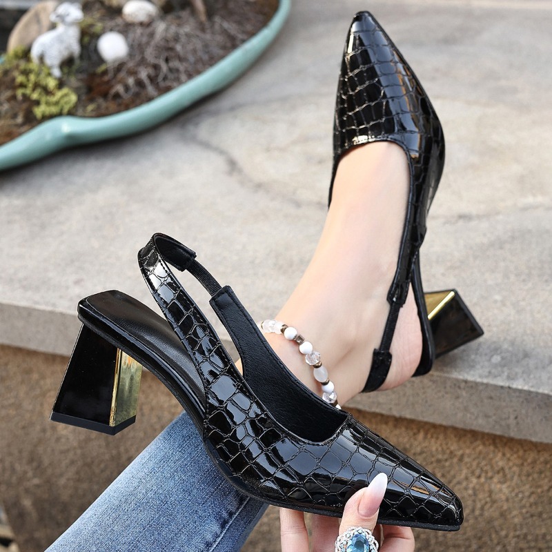 รองเท้าส้นสูงแบบรัดส้นสำหรับฤด - Women Shoes Branded บทวิจารณ์และราคา
