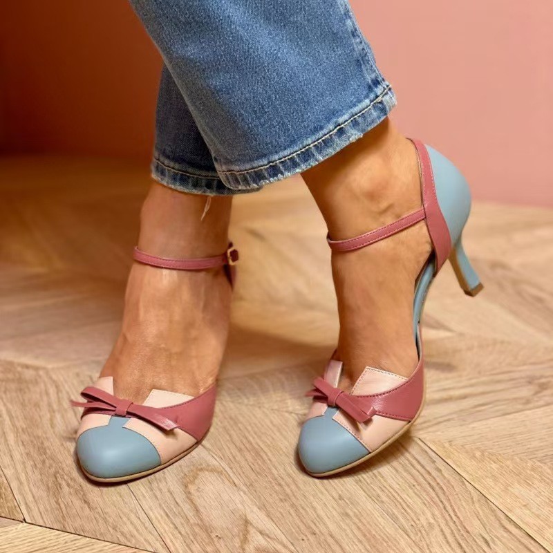 รองเท้าส้นเข็มแบบสวมเปิดส้นประ - Women Shoes Model บทวิจารณ์และราคา