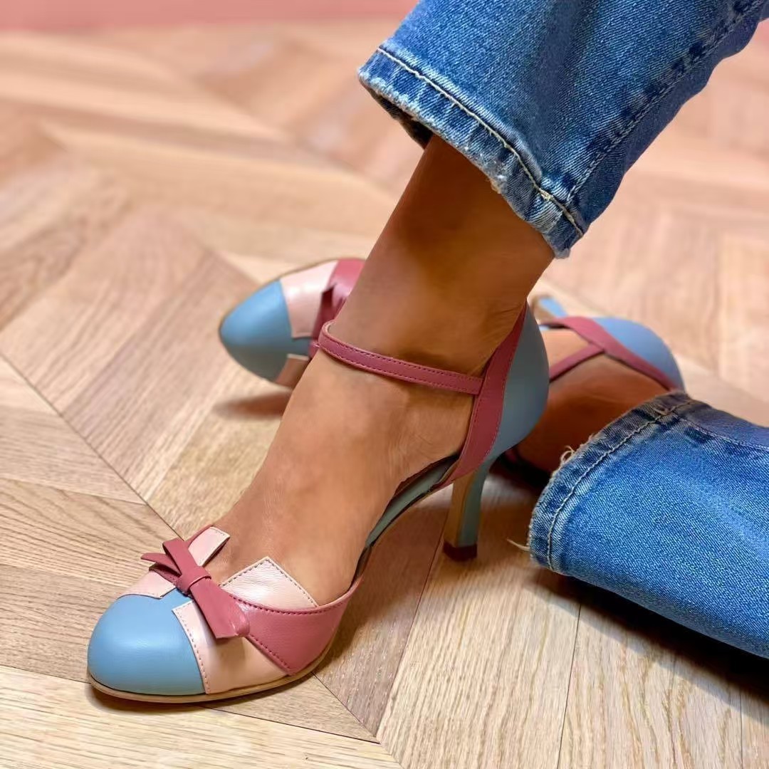 รองเท้าส้นเข็มแบบสวมเปิดส้นประ - Women Shoes Model บทวิจารณ์และราคา