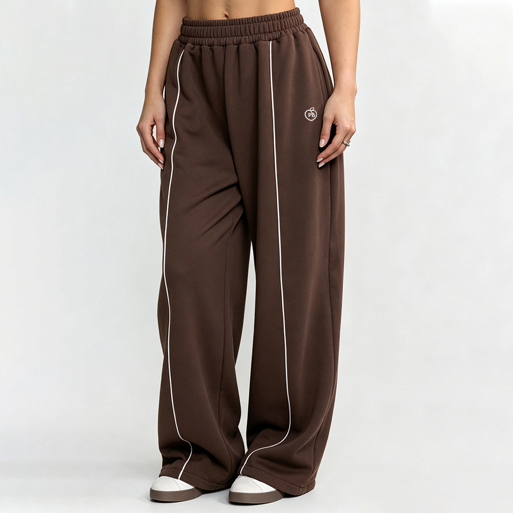 กางเกงขายาวทรงหลวมลายทางสำหรับ - Women Shoes Joggers บทวิจารณ์และราคา