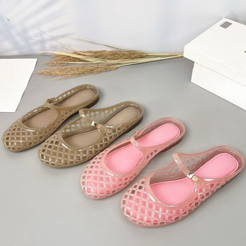 รองเท้าแตะแบบสวมสไตล์หรูหรา รุ - Women Shoes Waterproof บทวิจารณ์และราคา