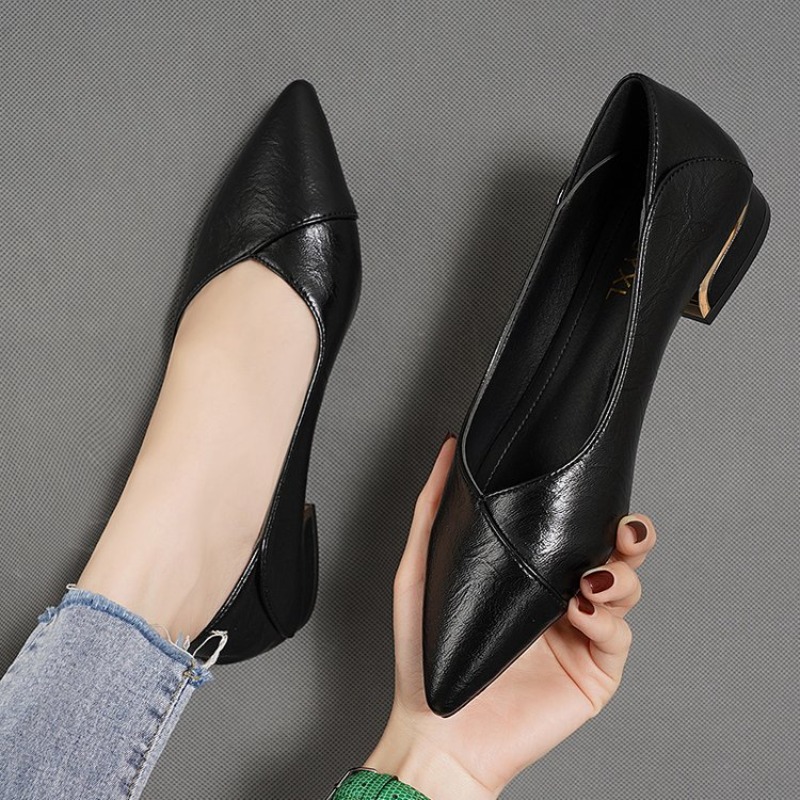 รองเท้าหนังผู้หญิงทรงหัวแหลม ส - Women'S Shoes Everyday บทวิจารณ์และราคา