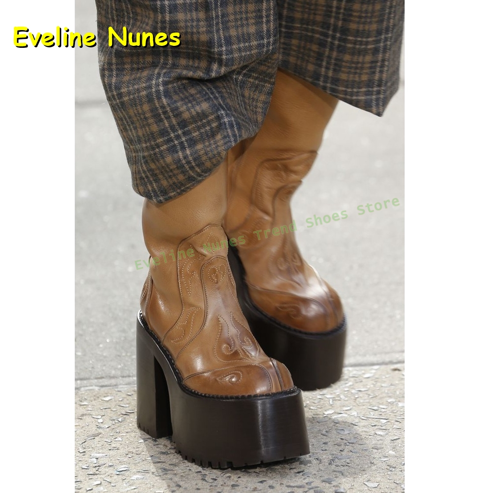 รองเท้าบูทปักลายทรงสูงถึงเข่า  - Knee High Boots Women บทวิจารณ์และราคา