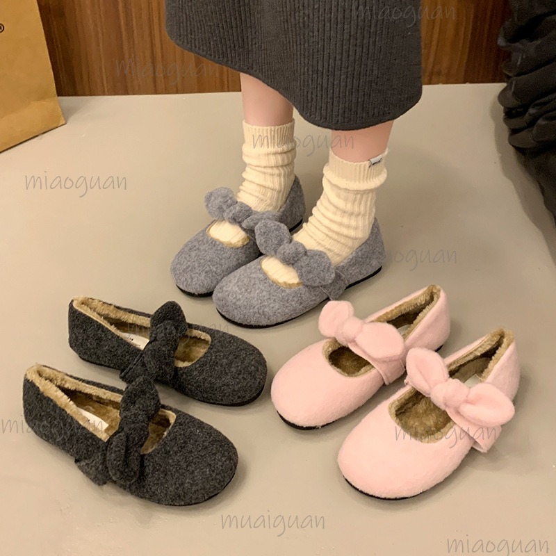รองเท้าส้นเตี้ยแบบสวมสไตล์วินเ - Shoes For Women Flats บทวิจารณ์และราคา