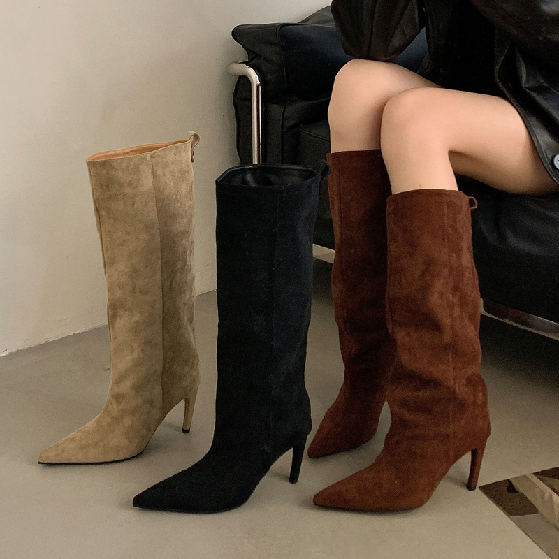 รองเท้าบูทผู้หญิงทรงสูงถึงเข่า - Knee High Boots Women บทวิจารณ์และราคา