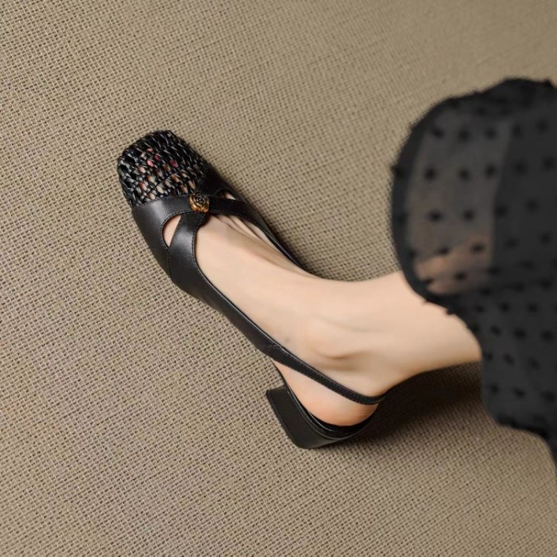 รองเท้าส้นเตารีดแบบปิดหัวสไตล์ - Shoes For Women Flats บทวิจารณ์และราคา