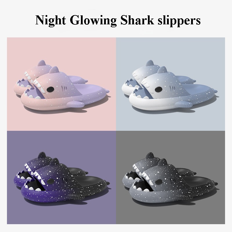 น่ารักการ์ตูน Shark รองเท้าแตะ - Women'S Shoes To Men'S บทวิจารณ์และราคา