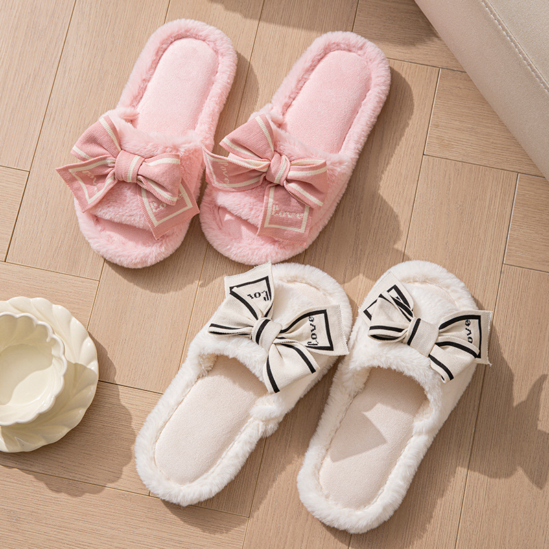 รองเท้าแตะผู้หญิงแบบนุ่มฟู ดีไ - Fluffy Fur Slipper บทวิจารณ์และราคา