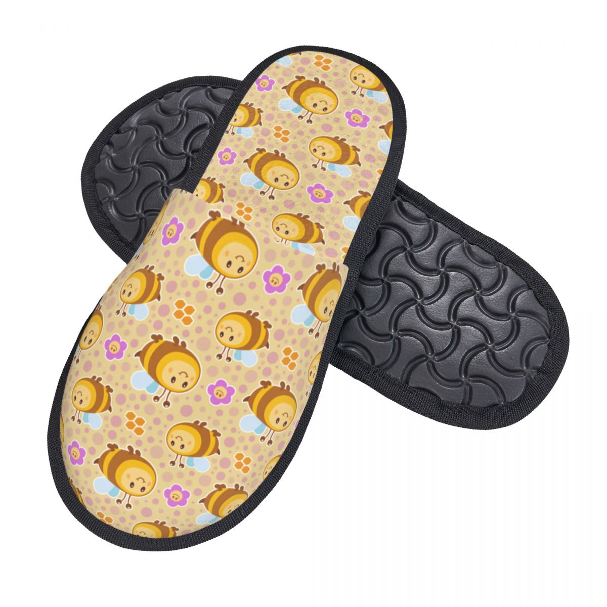 รองเท้าแตะลายดอกไม้ผึ้งน่ารัก  - Fluffy Fur Slipper บทวิจารณ์และราคา