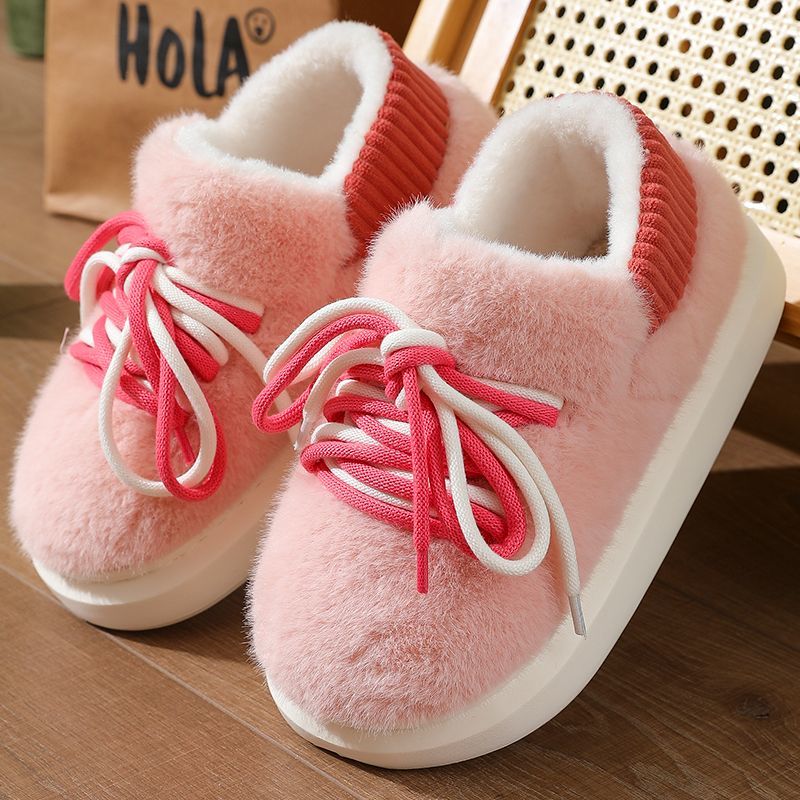รองเท้าแตะแบบสวมเต็มตัวลายสามม - Fluffy Fur Slipper บทวิจารณ์และราคา