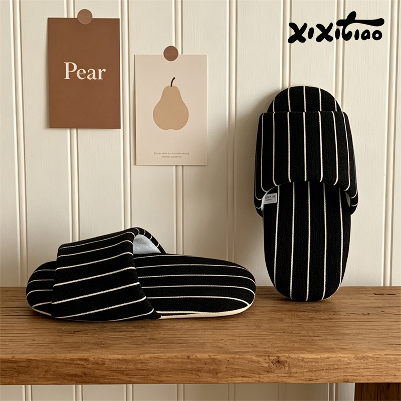 รองเท้าแตะในบ้านลายทาง XIXITIA - Women'S Shoes To Men'S บทวิจารณ์และราคา