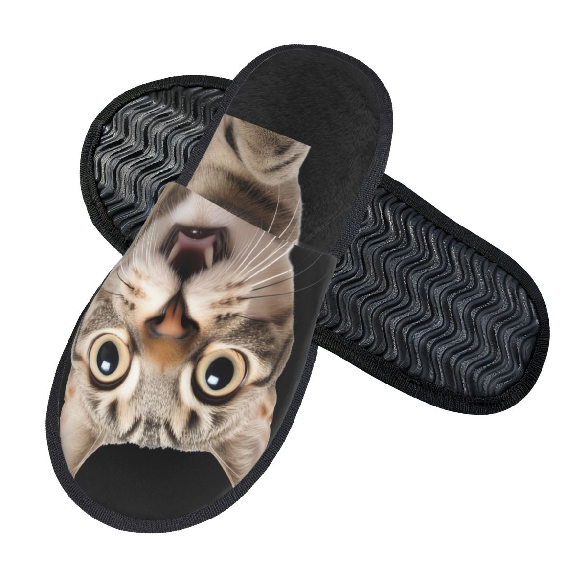 รองเท้าแตะรูปแมวน่ารัก อบอุ่น  - Fluffy Fur Slipper บทวิจารณ์และราคา