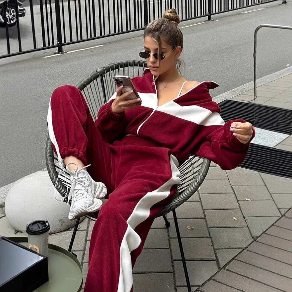 2 ชิ้นชุดชุดกางเกงผู้หญิงTrack - Women Shoes Joggers บทวิจารณ์และราคา