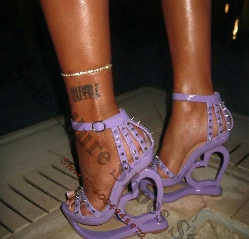 รองเท้าส้นเตารีดแบบรัดข้อเท้าส - Peep Toe Heels บทวิจารณ์และราคา