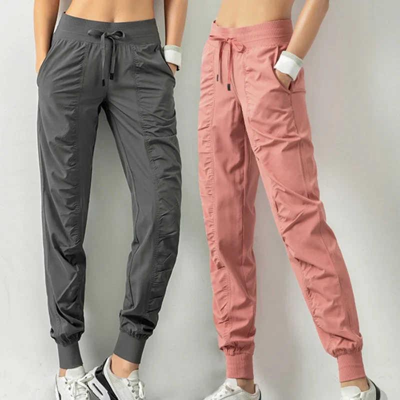 กางเกงวอร์มผ้า Drawstring วิ่ง - Women Shoes Joggers บทวิจารณ์และราคา