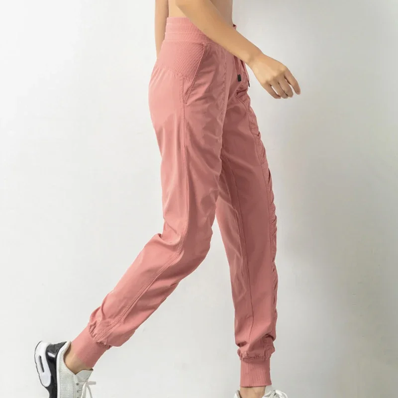 กางเกงวอร์มผ้า Drawstring วิ่ง - Women Shoes Joggers บทวิจารณ์และราคา