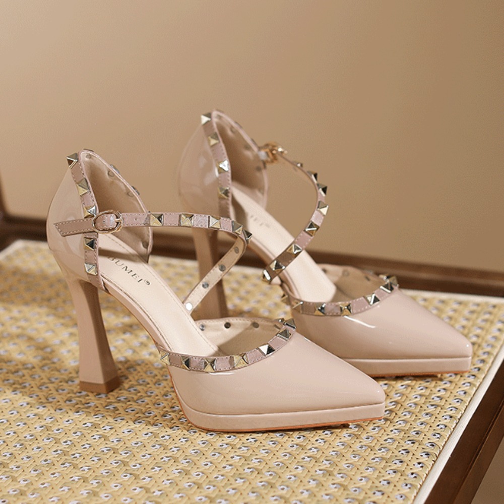รองเท้าส้นสูงแบบรัดส้นสำหรับผู - Women Shoes Waterproof บทวิจารณ์และราคา