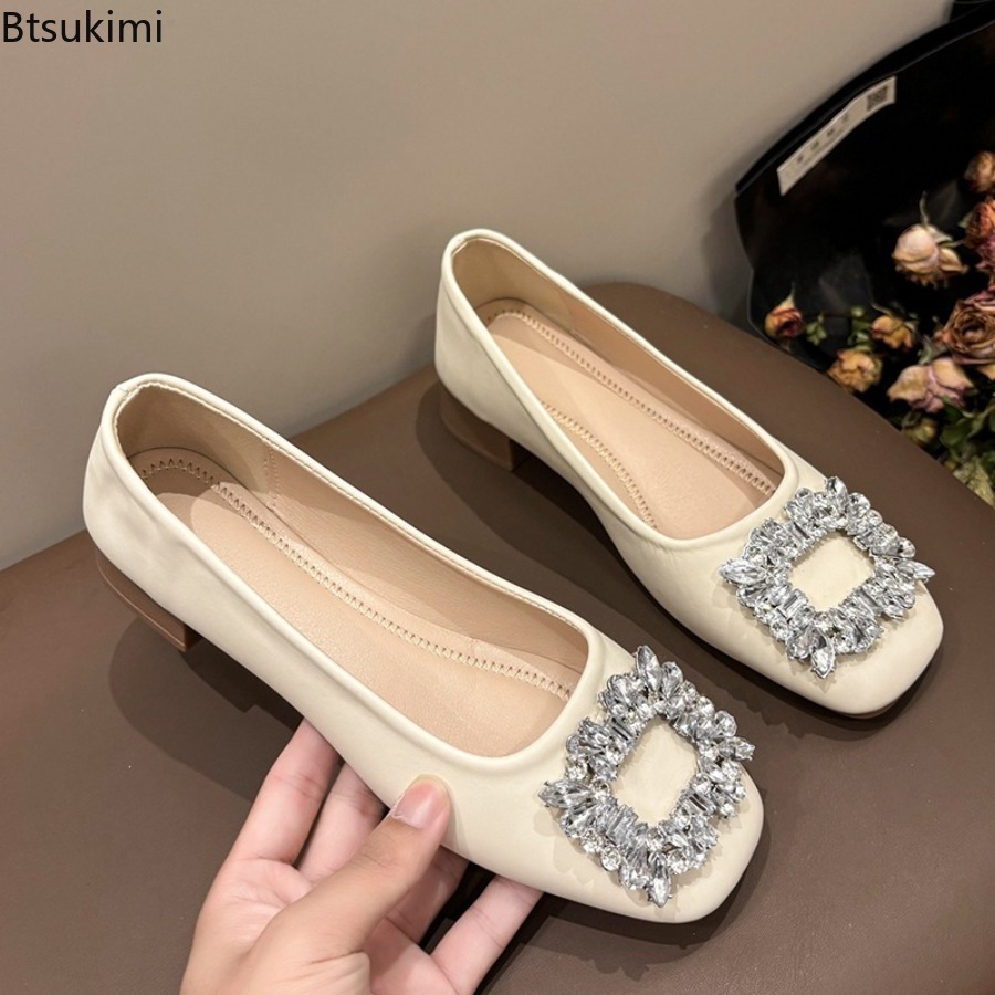 รองเท้าหนังนุ่มสำหรับผู้หญิงรุ - Shoes For Women Flats บทวิจารณ์และราคา