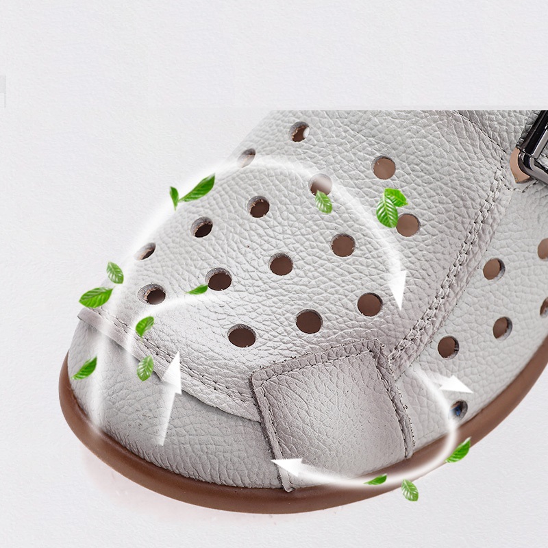 รองเท้าส้นเตี้ยหนังวัวแบบใหม่ส - Women Shoes Model บทวิจารณ์และราคา