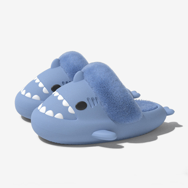 รองเท้าแตะลายการ์ตูนฉลามน่ารัก - Fluffy Fur Slipper บทวิจารณ์และราคา