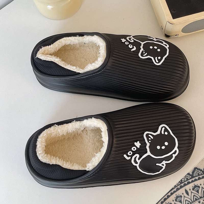 รองเท้าแตะลายแมวสุดน่ารักสำหรั - Women Shoes Waterproof บทวิจารณ์และราคา