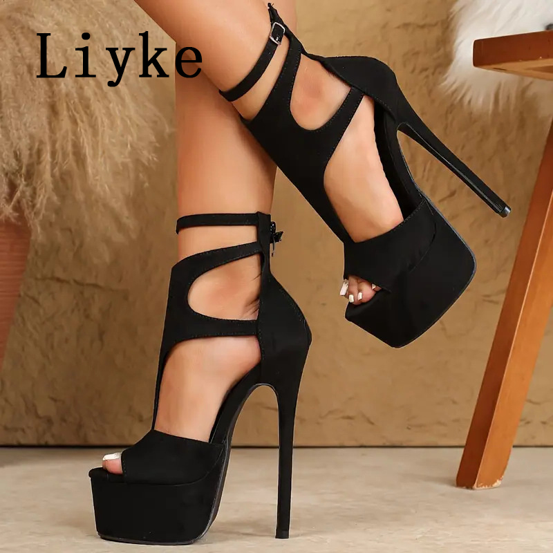 รองเท้าส้นสูงแบบแพลตฟอร์ม รุ่น - Women Shoes Model บทวิจารณ์และราคา
