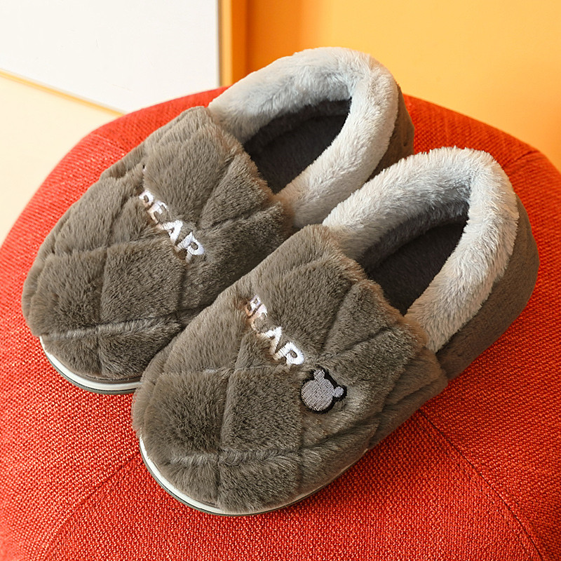 ขนาดใหญ่ 48 49 ชายรองเท้าแตะผู - Fluffy Fur Slipper บทวิจารณ์และราคา