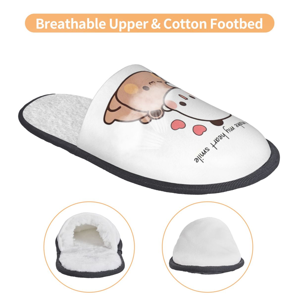 รองเท้าแตะพิมพ์ลายตามสั่ง Peac - Fluffy Fur Slipper บทวิจารณ์และราคา