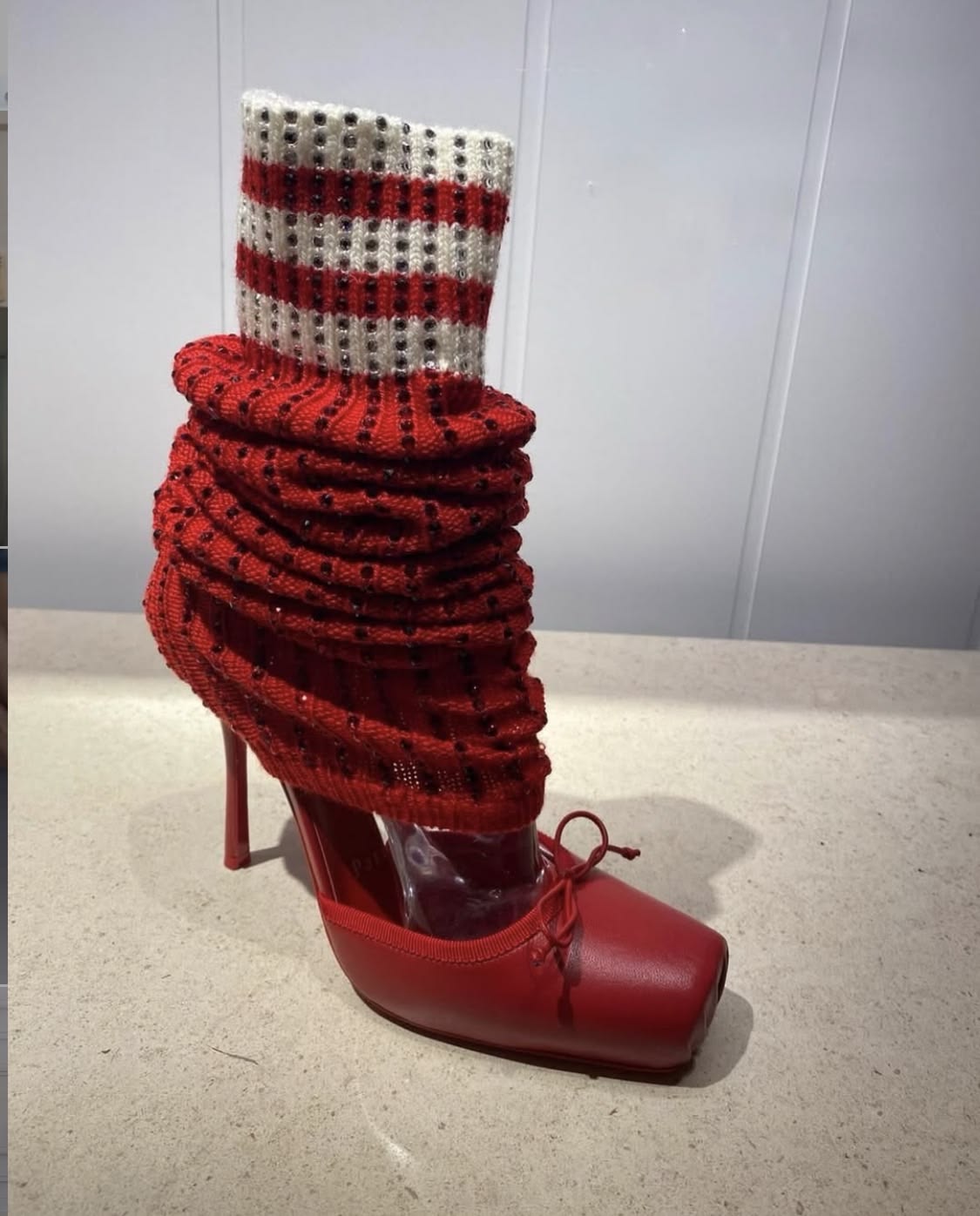 รองเท้าส้นสูงแบบสวมทรงสี่เหลี่ - Knee High Boots Women บทวิจารณ์และราคา